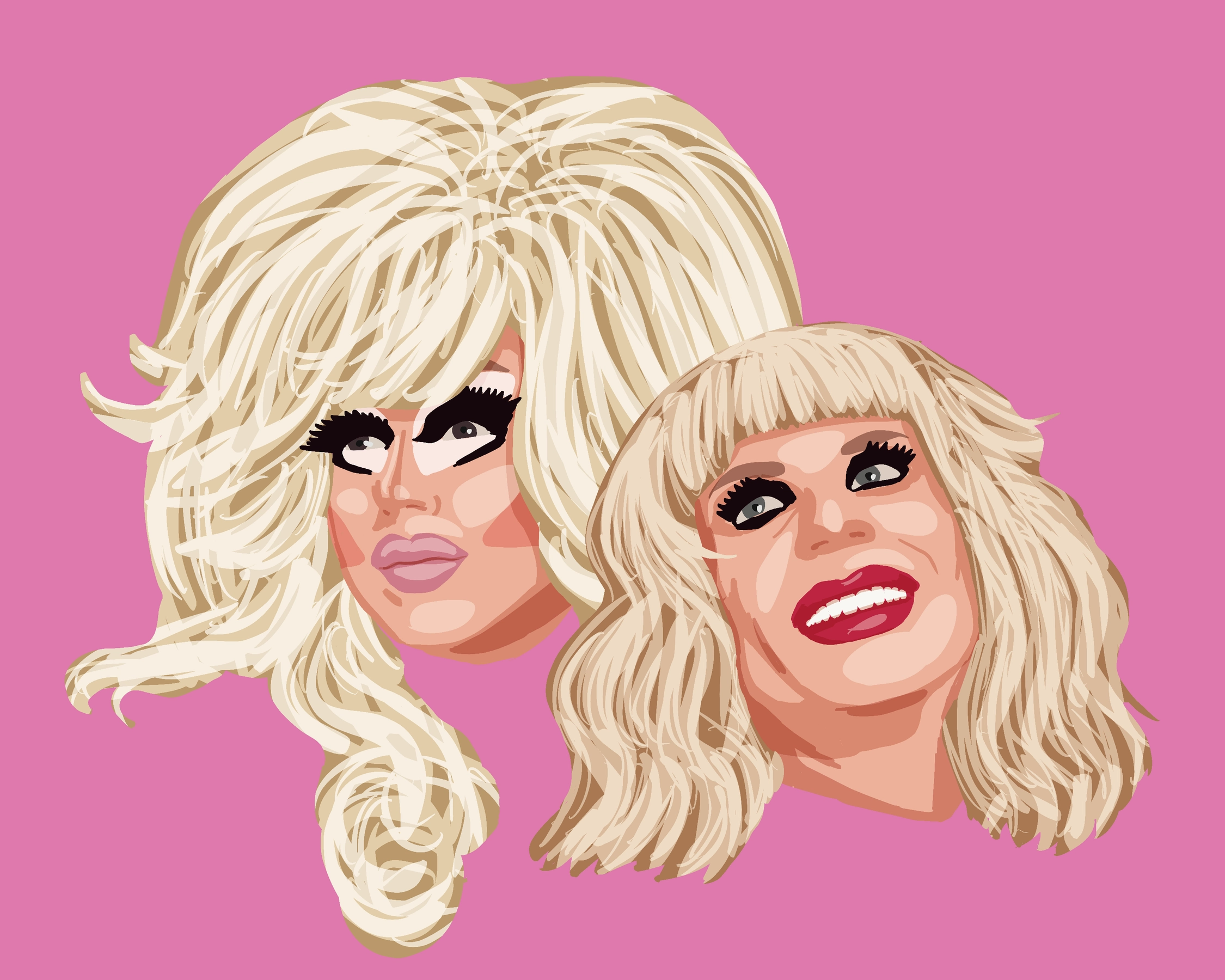 Trixie & Katya.